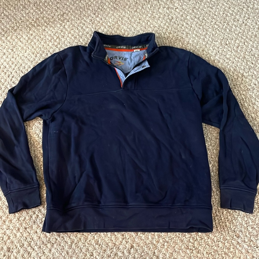 Orvis quarter zip pullover